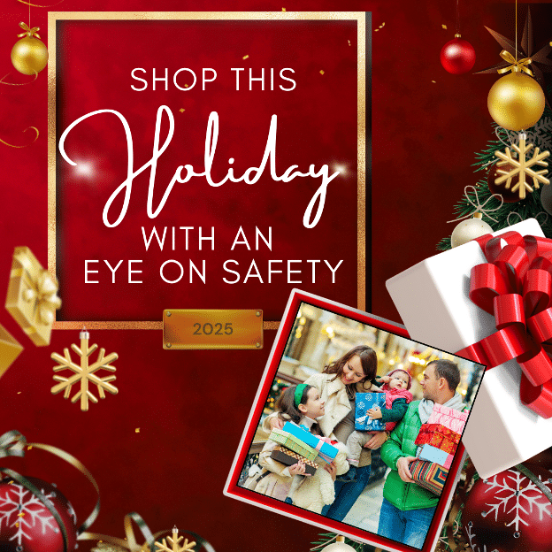 Blog title and holiday image with gifts, snowflakes, and ornaments